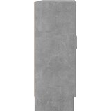  Vitrina siva boja betona 82,5 x 30,5 x 80 cm konstruirano drvo | Eponuda.com