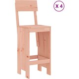  5-dijelni vrtni barski set od masivnog drva duglazije | shoptok.hr