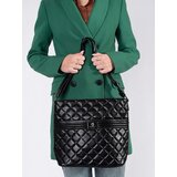 Shelvt Black quilted shoulder bag | shoptok.hr