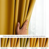 Restilo Rumena zavesa za delno zatemnitev 200x245 cm Kierra – | Shoptok.si