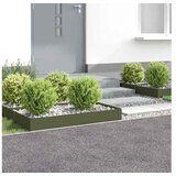 vidaXL Ograda oko Travnjaka 4 kom. 100 x 60 x 20 cm Čelik - Maslinastozelena 100 x 60 x 20 cm 4 | shoptok.hr