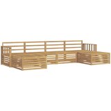  Setovi sofa 6 pcs Bijela Čvrsto drvo akacije | shoptok.hr