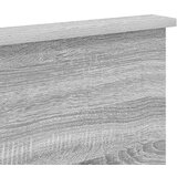  Uzglavlje s uzglavljem Siva Sonoma 135 cm Konstruirano drvo | shoptok.hr