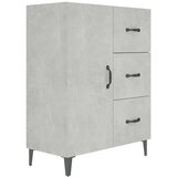  Komoda siva boja betona 69 5x34x90 cm od konstruiranog drva | shoptok.hr