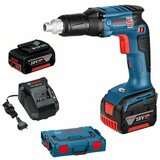Bosch akumulatorski odvrtač za suvu gradnju 2x5,0 ah li-ion u l-boxx koferu gsr 18 v-ec te | ePonuda.com