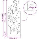  Vrtna Ograda 3 pcs Zelena 112 x 39,5 cm Čelik | shoptok.hr