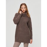 House - Haljina s visokim ovratnikom od žerseja - Bordo | shoptok.hr