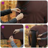  za konje Puni tamnosmeđi 115 cm Poliester | shoptok.hr