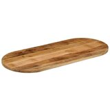 Stolna Mizna plošča 80x40x3,8 cm ovalna trden robusten mangov les | Shoptok.si