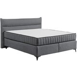 MID.YOU POSTELJA BOXSPRING 180 cm x 200 cm , tekstil, leseni material antracit | Shoptok.si