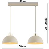 Brilagi - Visilica na sajli 2xE27/60W/230V, bež/zlatna | Eponuda.com