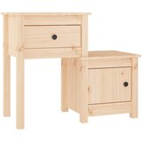  Noćni ormarić 79,5 x 38 x 65,5 cm od masivne borovine | Eponuda.com
