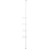 Wenko 26015100 - Uglovna polica DOLCEDO 31x230 cm nerđajući čelik/bela | Eponuda.com