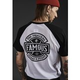 Merchcode Raglan T-shirt Chaos Patch wht/blk | Shoptok.si