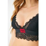 Hugo Boss Modrček HUGO Triangle RL Lace Bralette | Shoptok.si