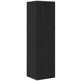 TV Kabinet za Zid Zidne 4 pcs Crni hrast Konstruirano drvo | shoptok.hr