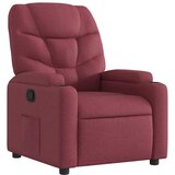  Naslonjač od tkanine crvena boja vina | shoptok.hr