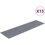  Prostirke za stepenice samoljepljive 15 kom 76x20 cm svijetlo sive pravokutne | shoptok.hr