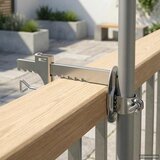  Baza za suncobran Srebrna Čelik | shoptok.hr