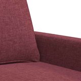  Dvosjed od tkanine crvena boja vina 140 cm | shoptok.hr