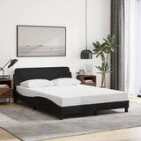 Maison Chic Posteljni okvir - Dvoposteljna postelja - Zakonska postelja brez vzmetnice črn 120x200 cm blago-J11674, (21763401) | Shoptok.si