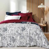 Douceur d intérieur Rdeča napenjalna rjuha iz organskega bombaža 90x190 cm Biolina – | Shoptok.si