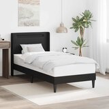  Krevetna konstrukcija Crna 90 x 200 cm Umjetna koža | shoptok.hr