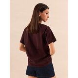 Sinsay Jednobojna pamučna majica kratkih rukava | shoptok.hr