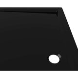 vidaXL Pravokotna ABS tuš kad črna 80x90 cm | Shoptok.si