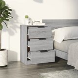  Noćni ormarići 2 kom boja dimljenog smeđi 40x36x65 cm | shoptok.hr