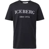 Iceberg Majica crna / bijela
