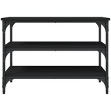 Klupa za cipele crna 70 x 38,5 x 49 cm od konstruiranog drva | Eponuda.com