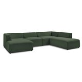 Bobochic Paris Zelena kutna garnitura (s desnim kutom/u obliku slova "U") Megeve – | shoptok.hr