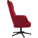 Stol za sproščanje vinsko rdeč žamet, (20957444) | Shoptok.si