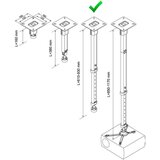 Vega CM 25-930 univerzalni plafonski nosač za projektor | ePonuda.com
