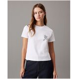 Calvin Klein Jeans Majice & Polo majice J20J224984 Bela | Shoptok.si