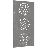  Vrtni zidni ukras 105 x 55 cm od čelika COR-TEN s uzorkom lišća | shoptok.hr