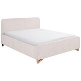 MID.YOU OBLAZINJENA POSTELJA 180 cm x 200 cm , les, umetna masa, tekstil, leseni material biserna | Shoptok.si