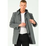 Dewberry PLT8335 MEN'S COAT-DARK GREY-2 Cene