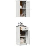  Kupaonski ormar s ladicama VIGO 2 pcs Bijela i antikna bijela | shoptok.hr