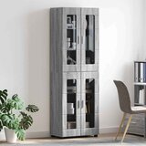  Highboard FLORIN Siva Sonoma 60 x 35 x 182 cm Konstruirano drvo | shoptok.hr