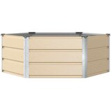  Cvetlično korito Slonokoščena 129 x 129 x 45 cm Jeklo, (5000207380) | Shoptok.si