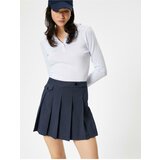 Koton Polo Neck T-Shirt Long Sleeve Buttoned Standard Cut cene
