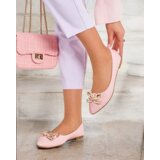 Resti Black women's ballerina flats with a tip embellishment on the toe Figgda | Shoptok.si