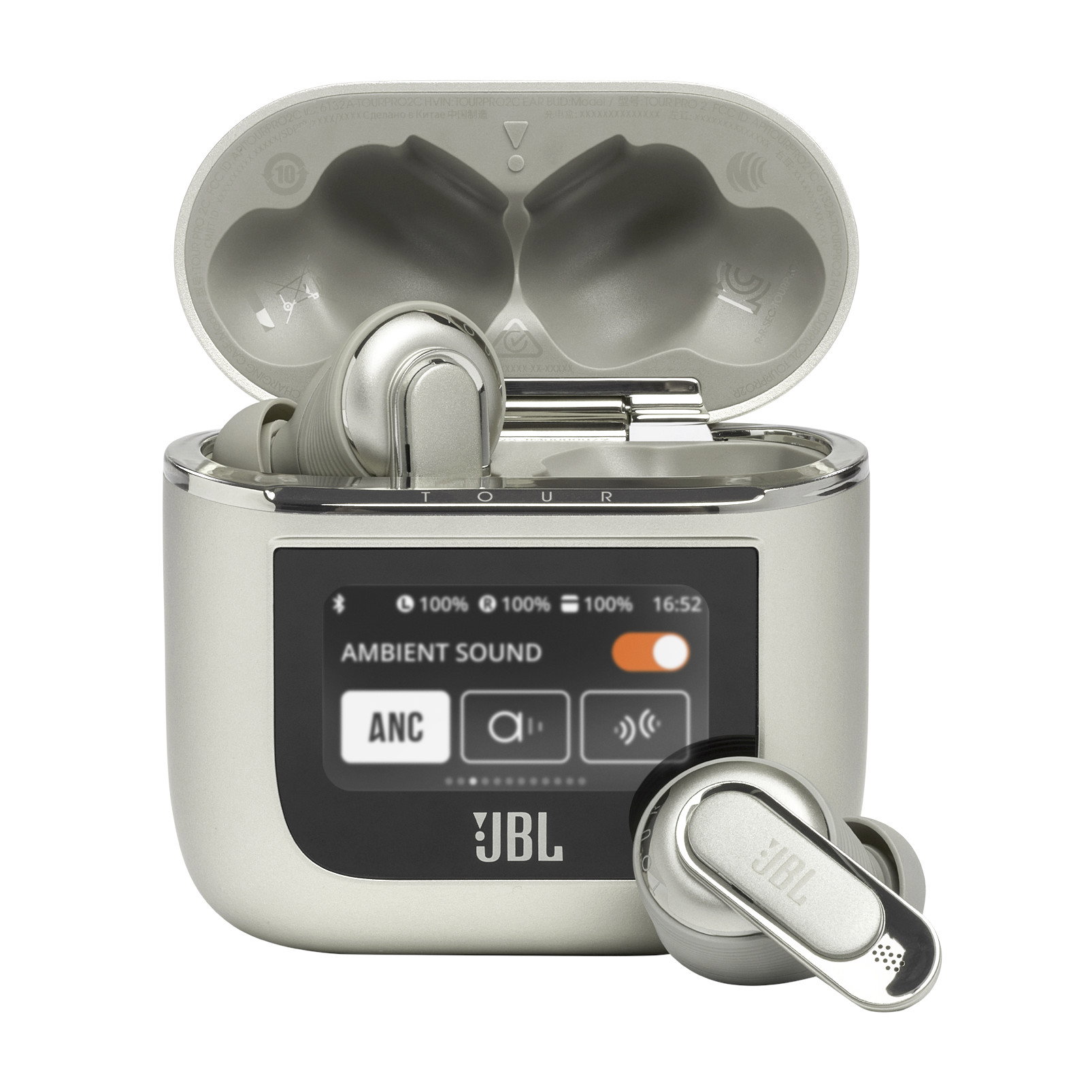 JBL tour pro 2 tws slušalice u boji šampanjca | shoptok.hr