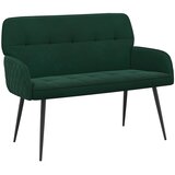  Dvosjed s metalnim nogama 2-sjedalo Tamnozelena Baršun | shoptok.hr