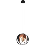  Luster na sajli MOONLIGHT 1xE27/15W/230V crna/bakrena | Eponuda.com