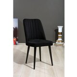 Hanah home Set 4 trpezarijske stolice Vega Crni | Eponuda.ba