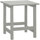  Vrtni stol Adirondack z mizo trden les jelke siv, (20704514) | Shoptok.si