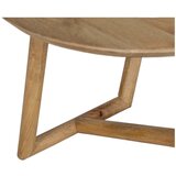 Ixia Okrugao stolić za kavu od masivnog manga u prirodnoj boji ø 60 cm Mao – | shoptok.hr